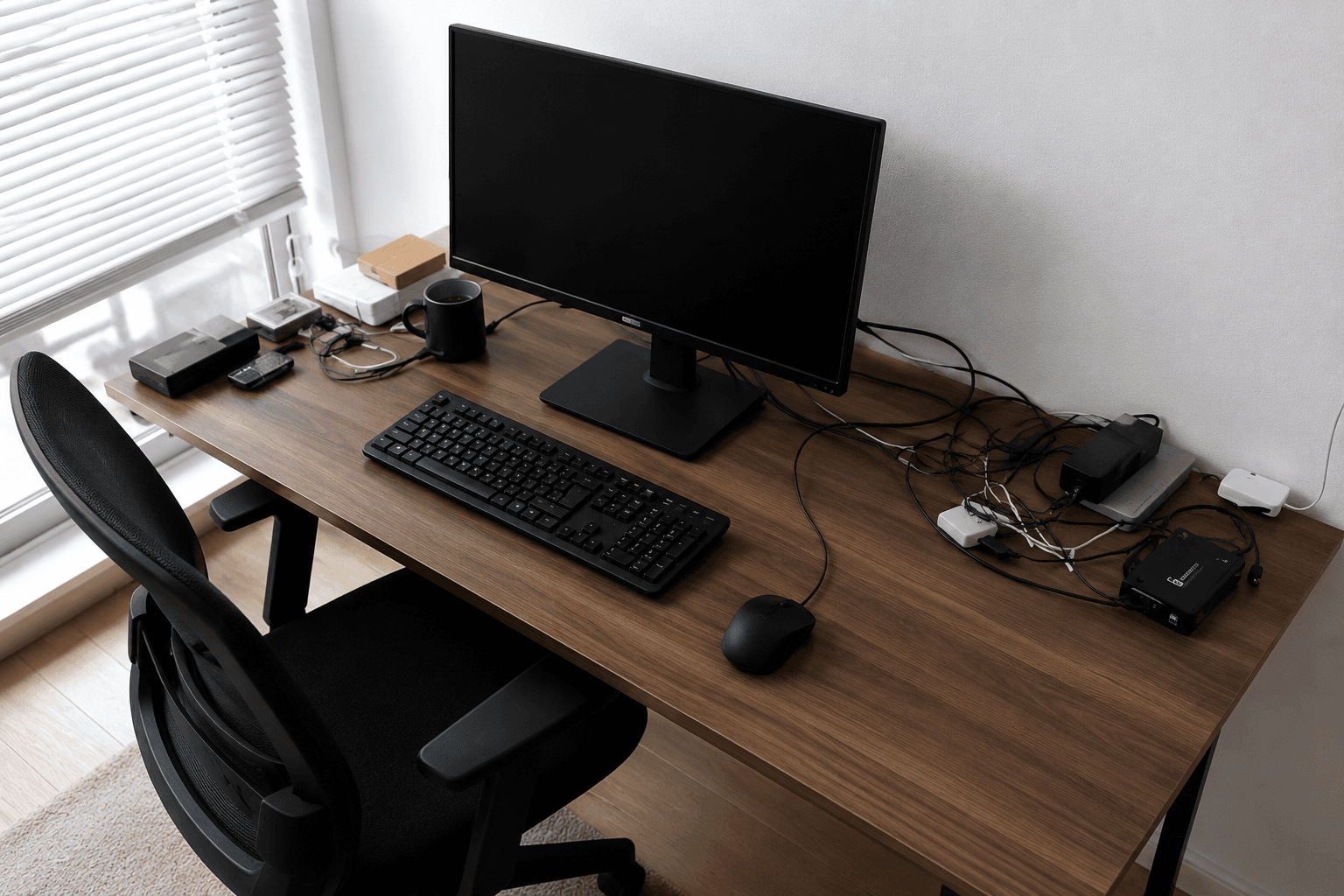 Before desk